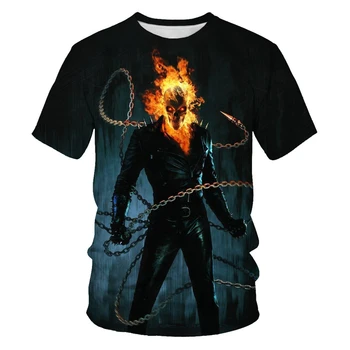 Ir 2021. Vasaras Vīriešu T-krekls 3D Drukāšanas Filma Tēma Lielgabarīta T-krekls Iela Gadījuma Modes O-veida Kakla Īsām Piedurknēm Personības