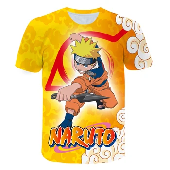 Ir 2021. Vasarā Jaunu bērnu, Bērnu T-krekls Uzdrukāts Top Anime Krekli
