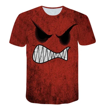 Ir 2021. Vasarā Jaunu Stilu 3D Galvaskausa XOXO Print T-krekls Vīriešu Ikdienas O-veida kakla hip-hop īsām piedurknēm T-krekli Lielgabarīta XXS-6xl