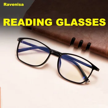 Ir 2021. Vīrieši Sievietes Anti Zilā Gaisma Objektīvs Multifokāla Lasīšanas Brilles Datoru Black Red TR Rāmis oculos de grau