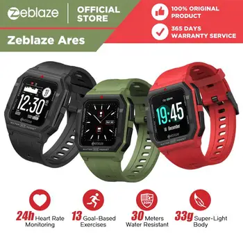 Ir 2021. Zeblaze Ares Smart Skatīties Bluetooth Smartwatch 30M WR sirdsdarbība 15Days Akumulatoru Dzīves amazfit neo Xiaomi iPhone 12 tālruni