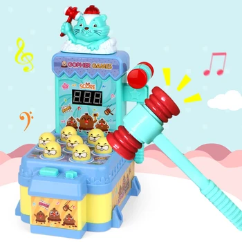 Izglītības Dauzīt Mols Spēle Interaktīvā Sirdsklauves Rotaļlieta Ar Gaismas, Skaņas Veselīgu Plastmasas Dzimšanas Dienas Dāvanas Bērnu Roku Uzdevumā