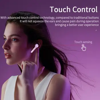 J18 TWS Bezvadu Skaļrunis Bluetooth 5.0 Austiņas Sporta Earbuds Austiņas Ar Mic, Lai Smart Tālrunis Xiaomi Samsung, Huawei LG