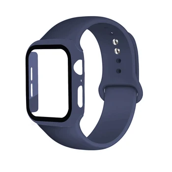 Ja Siksna Apple Skatīties 6 joslas 40mm 44mm Watchband Silikona Rokas Jostu, Rokassprādzi Nomaiņa Siksnu Iwatch series4 5 6 SE