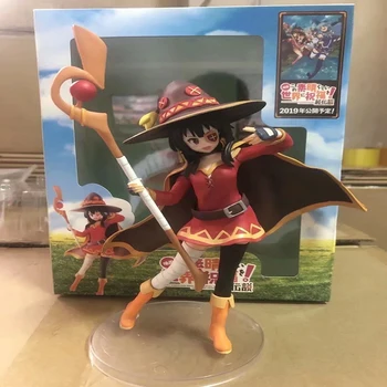 Japāņu anime attēls kono (kono) subarashii sekai ni shukufuku o Megumin rīcības attēls kolekcionējamus modelis rotaļlietas zēniem