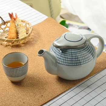 Japāņu Keramikas Krūze Tējas Tase Keramikas Teacup Yunomi Teacup Stila D ar Plāksni