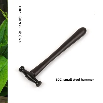 Japāņu Stila EDC Mazo Tērauda Āmuru, Iegravēts Ādas Rotaslietu izgatavošana, Pulksteņu Remonts Double-Sided Āmuru, DIY Sadzīves Darbarīki