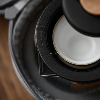 Japāņu Stila Melna Porcelāna Āra Darījumu Brauciens Portatīvo Stikla Tējkanna Ceļojumu Tējas Komplekts Anti-Applaucējums Keramikas Kung Fu Tējas Tase