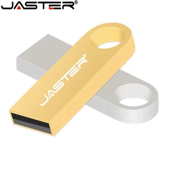 JASTER Metāla USB Flash Diski Pasūtījuma Logo USB Stick Ūdensizturīgs Pen Drive Mini USB Stick Pasūtījuma Logo dāvanas 4GB 16GB 32GB 64GB