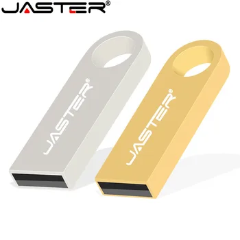 JASTER Metāla USB Flash Diski Pasūtījuma Logo USB Stick Ūdensizturīgs Pen Drive Mini USB Stick Pasūtījuma Logo dāvanas 4GB 16GB 32GB 64GB