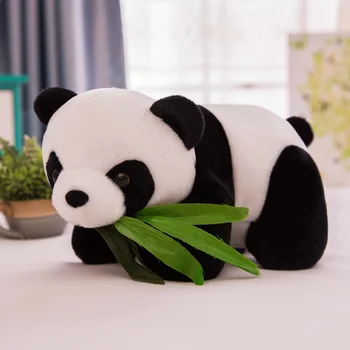 Jauki Gudrs Panda Plīša Rotaļlietas Lelle Simulācijas Dzīvnieku Plīša Lelle Meitenes Bērniem Ziemassvētku Un Dzimšanas Dienas Dāvana