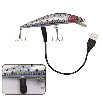 Jauna Bionisko elektriskā mākslīgo ēsmu Zvejas Ēsmas Wobblers Uzstādīt Auto-Peldēšana Krāsains Ķermeņa USB Uzlādes Zvejas Lures