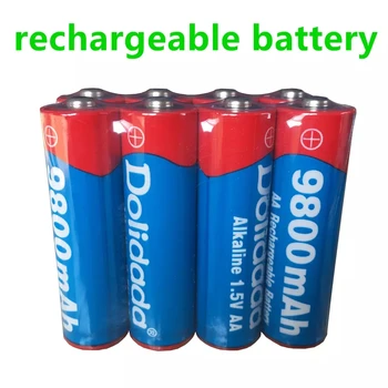 Jauna Zīmola 4-30PCS AA 9800mAh Uzlādējamās Baterijas 1,5 V Jaunām Sārma Uzlādējams Batery ForElectronic Produktu Bezmaksas Piegāde