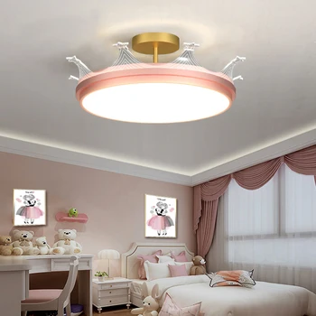 Jaunais LED Lustras, Lai Guļamistabā, viesistabā, Virtuvē ar Tālvadības pulti Mājās Zelta Kronis rozā Modernās Griestu Lampas Apgaismojuma Armatūra