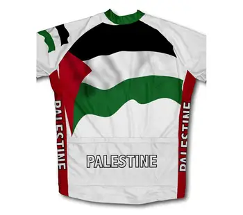 Jaunais Siltuma garām Piedurknēm Vilnas Riteņbraukšana Jersey Palestīnas Karogu Ziemas Vīriešiem Un Sievietēm Road SACĪKŠU Komanda ar Velosipēdu valkāt Apģērbu Izjādes