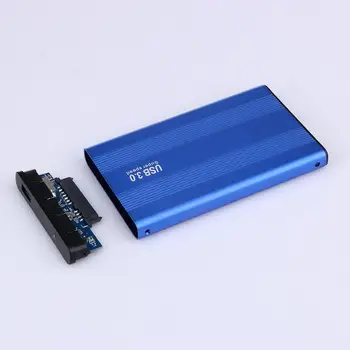 Jaunais USB 3.0 SATA 2.5 Super Ātrums HDD Ārējo Cieto Disku Kamerā Gadījumā