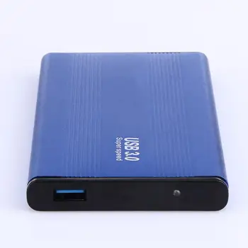 Jaunais USB 3.0 SATA 2.5 Super Ātrums HDD Ārējo Cieto Disku Kamerā Gadījumā