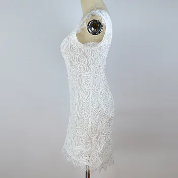 Jaunais āķis ziedu pumpuru zīda piedurknēm v-veida kakla pakete hip sexy sievietes kleitu