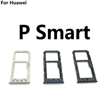 Jaunas Micro Sim Kartes Turētāja Slota Renes Adapteriem, Huawei P smart / Baudīt 7S ATT-LX1 ATT-LA1 ATT-LX2 ATT-LX3