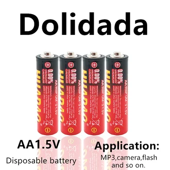 Jaunas vienreizējās lietošanas sārma sausās baterijas AA 1.5 V akumulators, piemērots kamerām, kalkulatoriem, modinātājs, pele,utt.