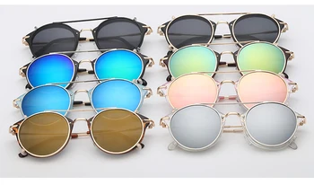 Jauno Modes SteamPunk Stila Noņemams Objektīvs Foršs Saulesbrilles Klipu Par Vintage Zīmolu, Dizainu, Saules Brilles Oculos De Sol