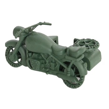 Jauno Rotaļu II Pasaules Kara vācu Armijas Motocikla, Transportlīdzekļa Modelis Armijas Bāzes Accs Armijas Smilšu Skatuves Modeli, Rotaļlietas, Dāvanu