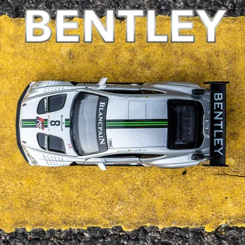 Jauns 1:32 Lējumiem Rotaļu Automašīnu Zēns Bentley Continental GT3 Sakausējuma Transportlīdzekļa Metāla Modeļa Automašīnas Bērnu Miniatūra Mēroga Kolekcija Dāvanas