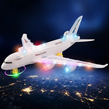 Jauns Mini Airbus A380 Modeļa Lidmašīnas Elektriskās Zibspuldzes Gaismas Skaņas Rotaļlietas Airbus Modelis Plaknes Universālā Lidmašīnas Rotaļlietas Bērniem