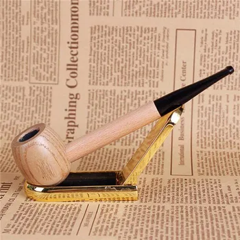 Jauns Roku darbs, Koka Taisni Smēķēšana Caurule 15cm Vintage Tradicionālās Tabakas Cauruļu Classic Izturīgs Dāvanu Cigarešu, Cigāru Caurule