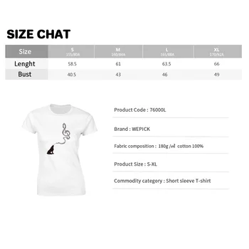 Jauns Smieklīgi Mūzikas Vilks, Ņemiet Vērā, Grafiskais Augstas Kvalitātes T Krekls Modes Apaļu Kakla Drukāt Tops Kokvilnas Vienkārši Streetwear Sieviešu T-Veida