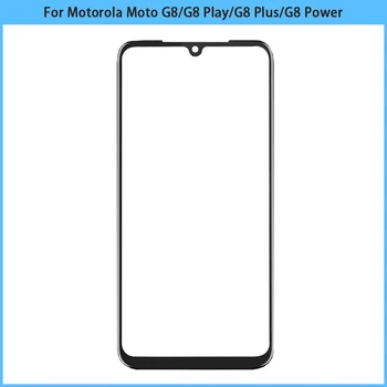Jauns TouchScreen Stikla Paneli Priekš Motorola Moto G8 Spēlēt / G8 Plus skārienekrāns LCD Priekšējo Ārējo Stiklu Moto G8 Jaudu Nomaiņa