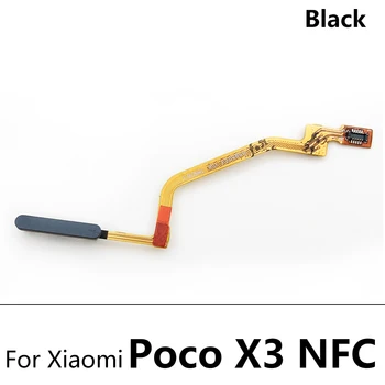 Jauns Xiaomi Poco X3 NFC Pogu Home Pieskarties pirkstu Nospiedumu IDENTIFIKĀCIJAS Sensoru Flex Kabelis Lentes Rezerves Daļas
