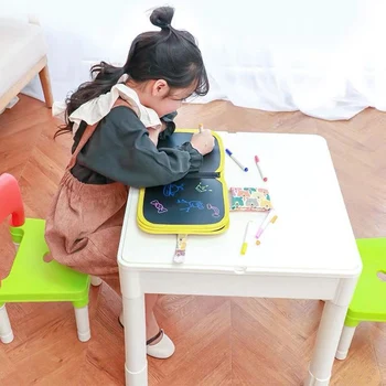 Jaunu 2021 Bērnu Rotaļlietu Komplekts Glezniecības, Zīmēšanas Rotaļlietas Melnās Tāfeles ar Burvju Pildspalvu Krāsošanas Krāsojamā Grāmata Fun Rotaļlietas Bērniem