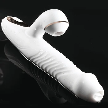 Jaunu Clit Nepieredzējis Thrusting G-Spot Trušu Vibrators Klitora Dildo Pāris Seksa Rotaļlietas Sievietēm Anālais Apkures Vibrators Seksa Veikals