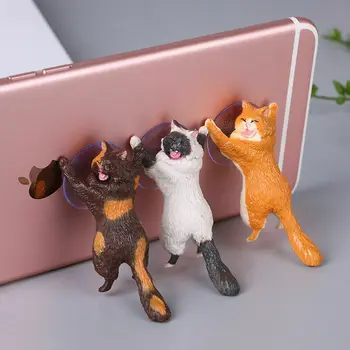Jaunu Cute Cat Mobilā Telefona Atbalstu Turētājs Tālrunis Galda Statīvu, Lai Ipad Samsung IPhone Mobilā Tālruņa Turētājs Stiprinājums