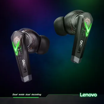 Jaunu earbuds Lenovo LP6 Bezvadu Austiņas Bluetooth V5.0 Spēle Taisnība Esports Ēst Vistas Extra Long Life Touch noliktavā