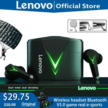 Jaunu earbuds Lenovo LP6 Bezvadu Austiņas Bluetooth V5.0 Spēle Taisnība Esports Ēst Vistas Extra Long Life Touch noliktavā