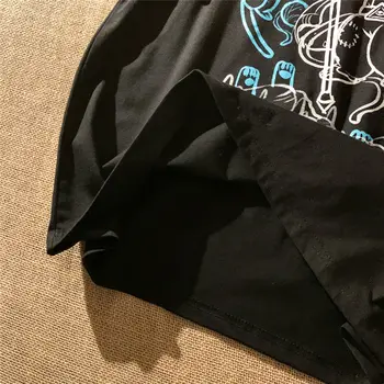 JAUNU Harajuku Yf Neko Mancer Sieviešu JAUNS T-krekls Unisex Modes Gudrs Estētisko Grunge Black Tee Satantic Gothic Apģērbu Ragana Sh