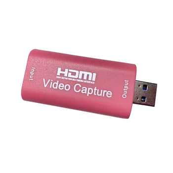 Jaunu HD 1080P HDMI-saderīgs Ar USB 2.0 Video Capture Karte, Spēle Ierakstu Grabber Rūtiņu PS4 OBS YTB Tiešraidi Raidījums