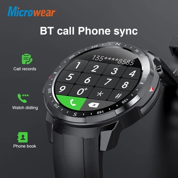 JAUNU Microwear L20 Smartwatch BT Zvanu IP68 Sirds ritma Miega Monitors Sporta Smart Skatīties Vīrieši Sievietes Ilgi Gaidīšanas L15 L16 L19