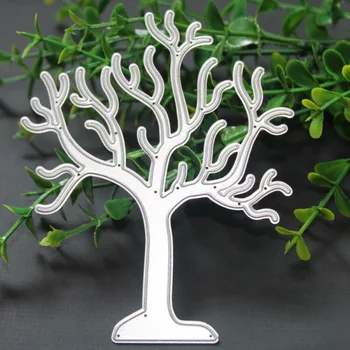 Jaunu Nomirst 2021 Happy Tree Frame Metāla Griešanas Mirst Spiešanu Scrapbooking Trafaretu Amatniecības DIY Kartes Roku darbs