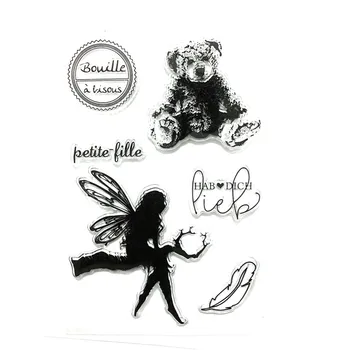 JAUNU Skaidrs, Zīmogs Plastmasas Mīksts Blīvējums Elfu Ragana Cute Meitene Sniegavīrs Vēstules Kukaiņu Pastāvīgu Briežu Dekoru Rokasgrāmata Pārredzamu DIY Trafaretu