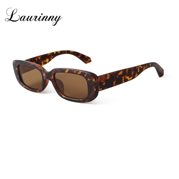 Jaunu Vintage Leopard Saulesbrilles Sieviešu Ir 2021. Zīmola Dizaina Taisnstūra Mazs Rāmis, Saules Brilles Moderns Objektīvs Toņos Brilles UV400 Sieviete