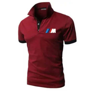 Jaunu Vīriešu Modes BMW Polo Krekls Ir 2021. Āra Sporta Īsām Piedurknēm Ikdienas Gaitas Futbola Jersey Golf, Polo Vīriešu Top