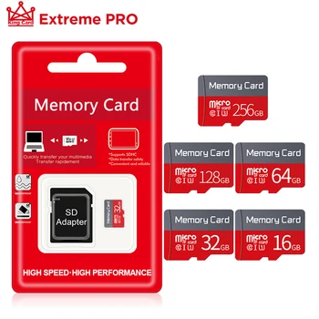 Jaunā Augsta ātruma Micro SD Kartes 32GB SDHC SDXC TF Karte 16GB 32gb 64GB, 128GB microsd atmiņas kartes, flash disku, atmiņas karti, Bez SD adapteri