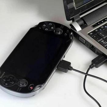 Jaunākais 2 in1 USB Lādētāja Kabelis Uzlādes Pārsūtītu Datu Sinhronizācijas Vadu Līniju Strāvas Adapteris Sony PSV 1000 Psvita PS Vita PSV 1000