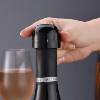 Jaunākās hermētiskam Vakuuma sarkanvīna Pudeli Klp Pārtraukt Silikonu Noslēgtā Šampanieša Pudeles Aizbāzni, kas Saglabā Svaigumu Vīna Plug Bārs Rīki