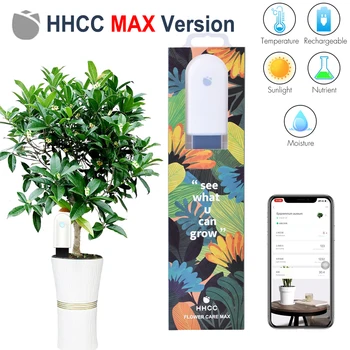 Jaunākās HHCC Max Versija Flora Monitors Dārza Ziedu Aprūpi Smart Testeri Sensors Augu Zāles Augsnes Ūdens Auglību Dārza Detektors