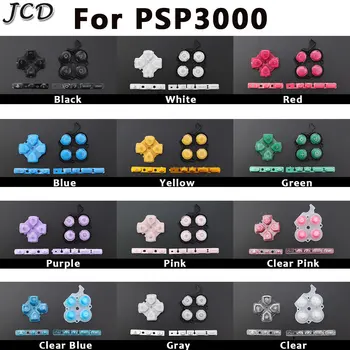 JCD 1set, Lai PSP3000 Spēļu Konsole Nomaiņa, pa Kreisi, pa Labi Pogas, Komplektā ar tastatūru PSP 3000 Remonts Daļa