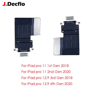 JDecflo Uzlādes Ostas Flex Kabeļi iPad Pro 11 collu iPad Pro 12.9 collu 2018 2020 USB Doks Lādētāja Uzlādes Port Savienotājs